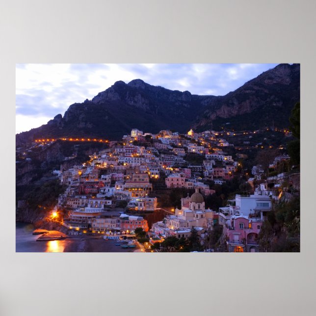 Positano, Amalfi Coast, Italien Poster (Vorne)