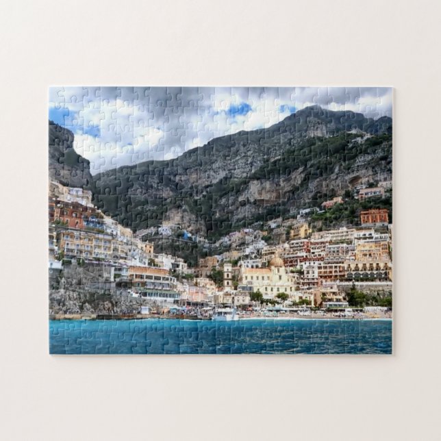 Positano Amalfi Coast Italy, Italian scenic Foto (Horizontal)