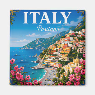 Positano Amalfi-Küste Italien Reise Magnet