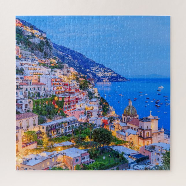 Positano, Amalfiküste, Italien. (Vertikal)