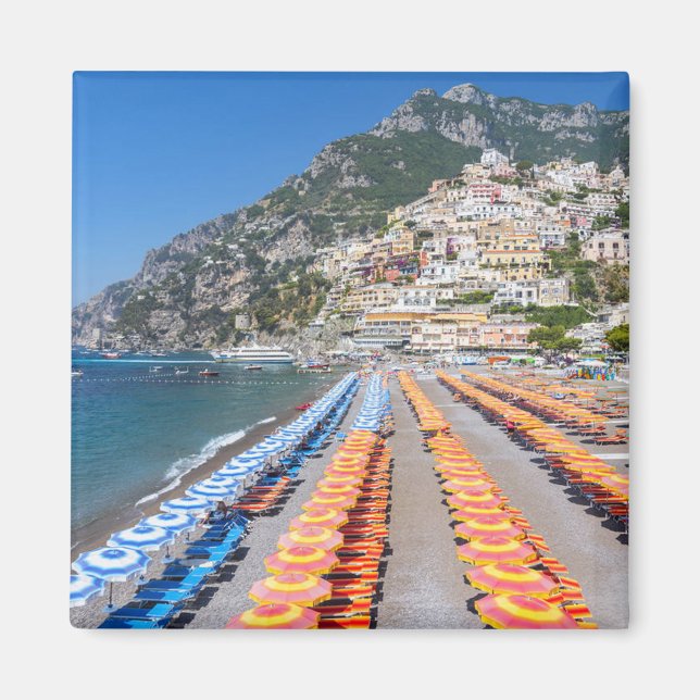 Positano Beach Amalfi Küste Italien Magnet (Vorne)