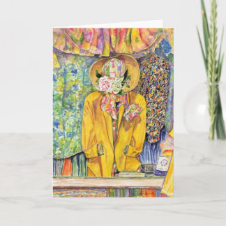Positano Dame Notecards Karte