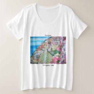Positano - der Plus-Size-grundlegender T - Shirt