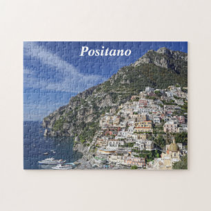 Positano durch das Meer