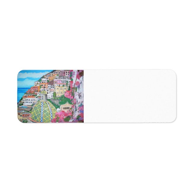 Positano - Étiquette (Devant)