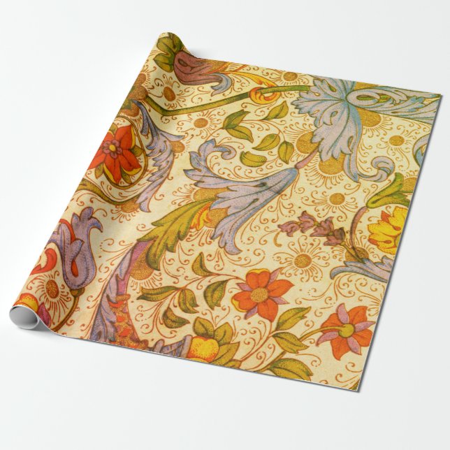 Positano Floral Grande Recoleta Geschenkpapier (Ungerollt)