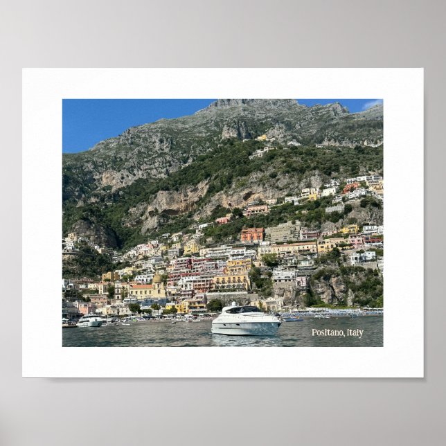 Positano, Italie Poster Design (Devant)