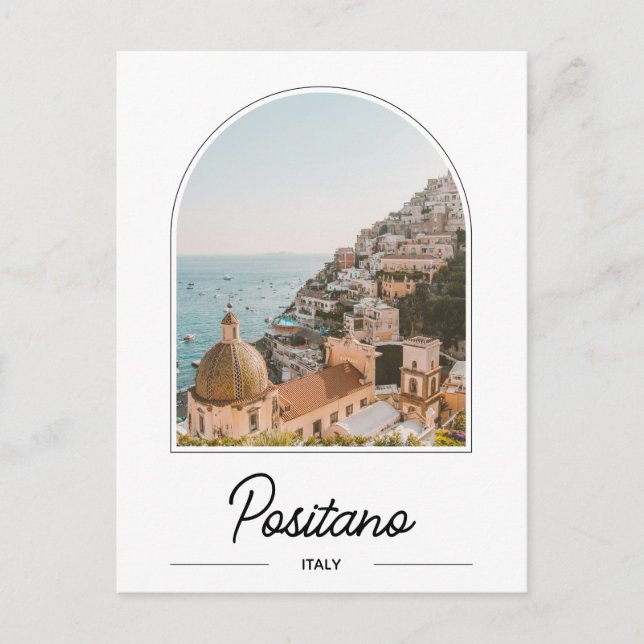 Positano Italien Amalfi Küste Postkarte (Vorderseite)