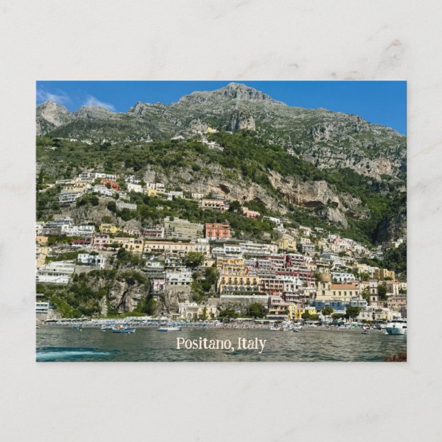 Positano, Italien Design Postkarte (Vorderseite)