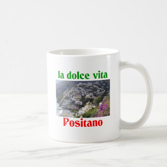 Positano Italien Kaffeetasse (Rechts)