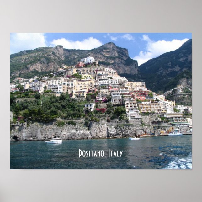 Positano, Italien Poster (Vorne)