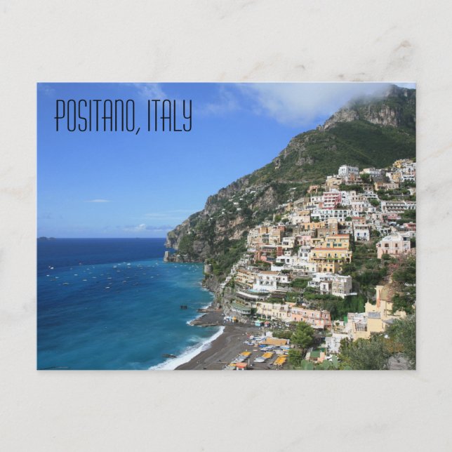 Positano, Italien Postkarte (Vorderseite)
