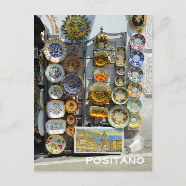 Positano, Italien Postkarte (Vorderseite)