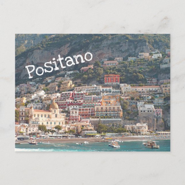 Positano, Italien Postkarte (Vorderseite)