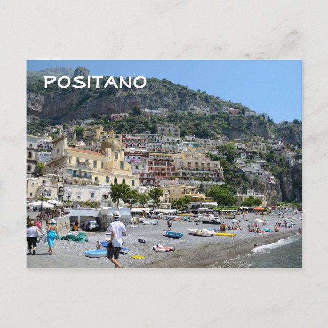 Positano, Italien Postkarte (Vorderseite)
