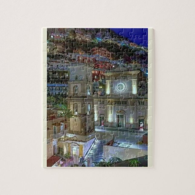 Positano, Italien Puzzle (Vertikal)