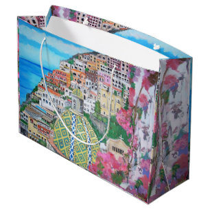 Positano - kundenspezifische Geschenk-Tasche - Große Geschenktüte