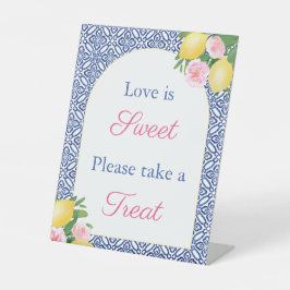 Positano Lemons Arch Liebe ist süße Gefälligkeitst Sockelschild