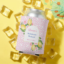 Positano Lemons Pink Blume Junggeselinnen-Abschied
