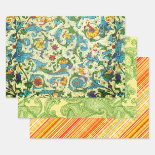 Positano Melange Figeroa Mustertuch Geschenkpapier Set