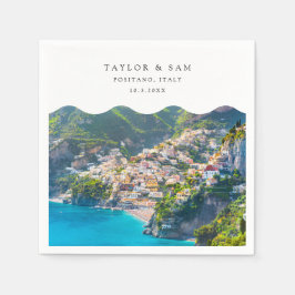 Positano Wedding Amalfi Küste Foto Napkins Serviette