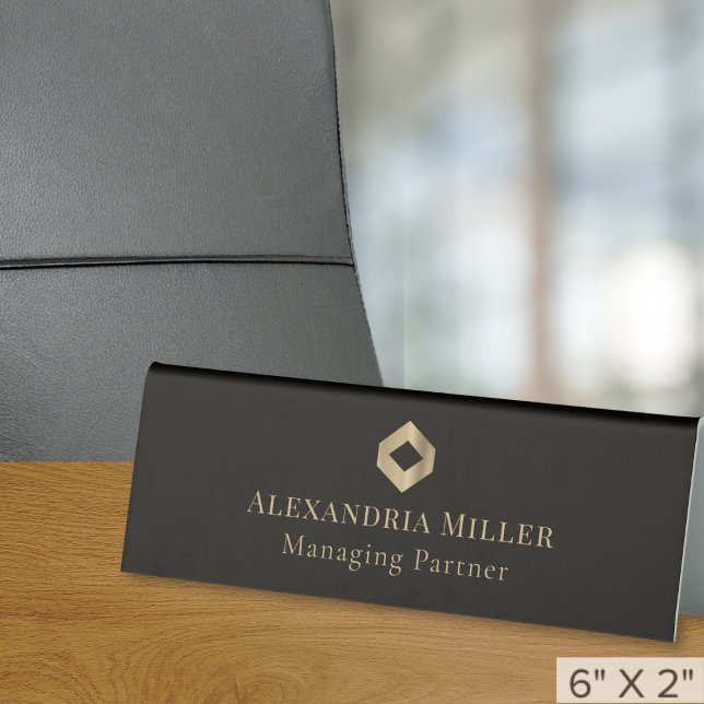 Position des eleganten Logos Tischaufsteller (Von Creator hochgeladen)