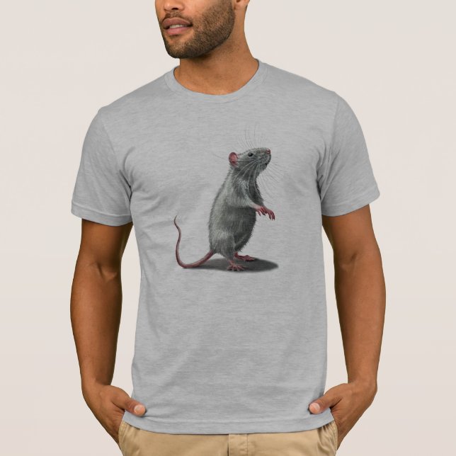 Position du rat sur le T-shirt (Devant)