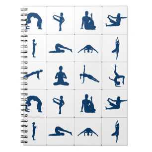 Positions de yoga pour le Journal Spiral Zen & Méd