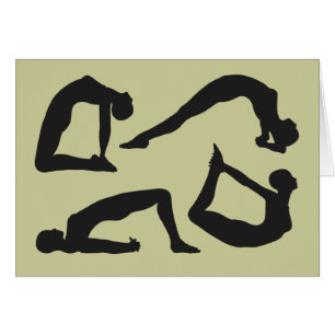 Positions de yoga Silhouettes