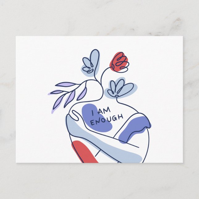 Positionsmeldungen am Körper Postkarte (Vorderseite)