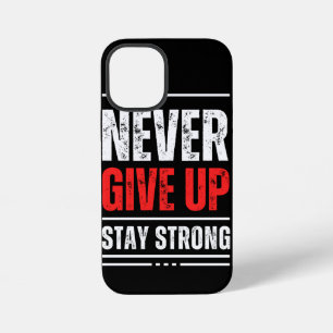 Positiv bleibe   iPhone 12 Mini-Fall hochheben Mini Hülle