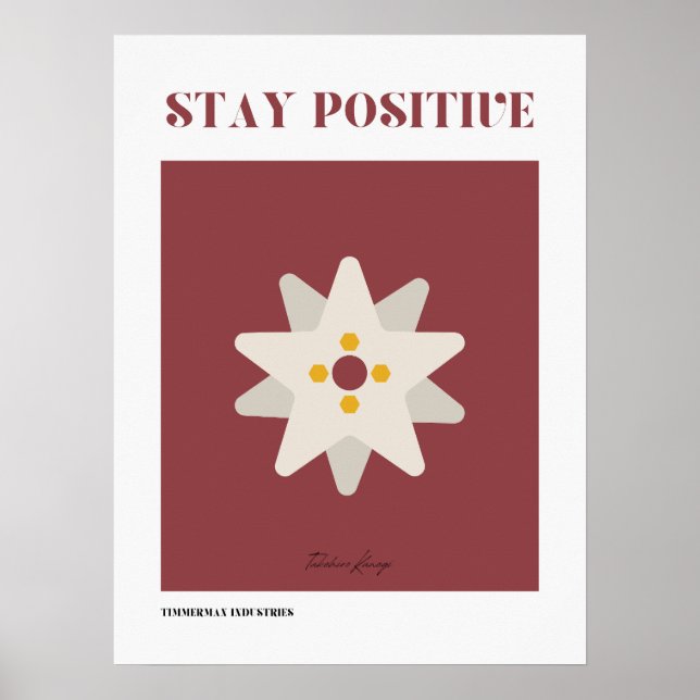 Positiv bleibe poster (Vorne)