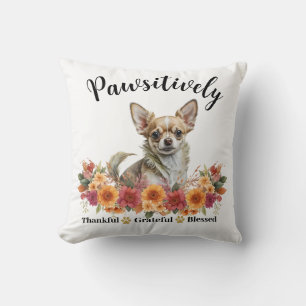 Positiv dankbarer gesegneter süßer Hund Kissen