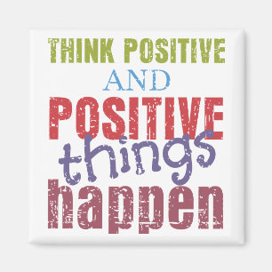Positiv denken magnet