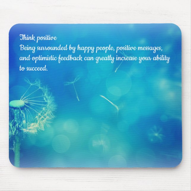 Positiv denken mousepad (Vorne)