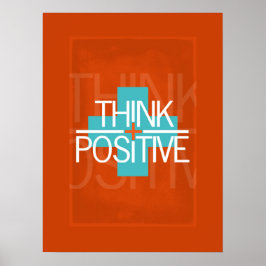 Positiv denken poster