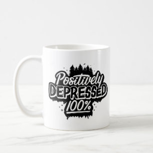 Positiv depressive Tasse