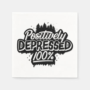 Positiv depressives Party Napkins Serviette
