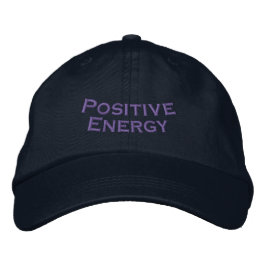 Positiv-Energie-Personalisierte-Marine-Motivations Bestickte Baseballkappe