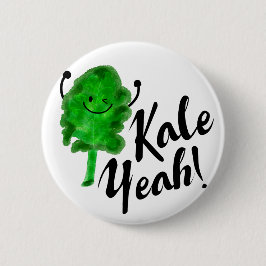 Positiv Kale Pun - Kale Yeah! Button