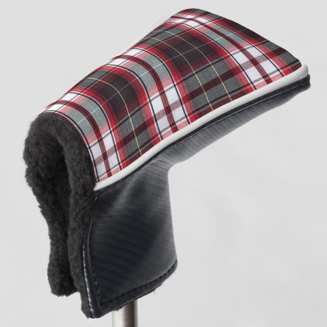 Positiv karierte Putter-Abdeckung Golf Headcover (3/4 Vorderseite)