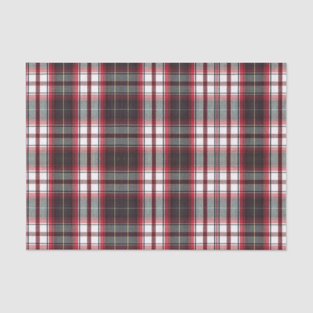 Positiv Kariertes Geschenkpapier Seidenpapier (Vorderseite)