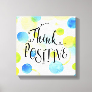 positiv leinwanddruck