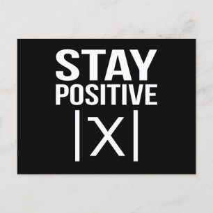 Positiv Math Teacher Mathematics Maths Student Postkarte