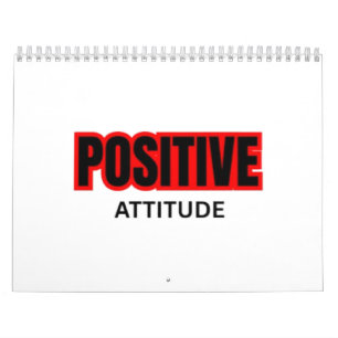 Positiv-Motivations-T-Shirt mit Typografie Kalender