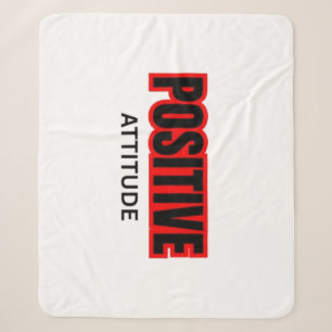 Positiv-Motivations-T-Shirt mit Typografie Sherpadecke