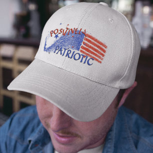 POSITIV PATRIOTISCHE LIEBE AMERIKA FLAG TRUCKERKAPPE