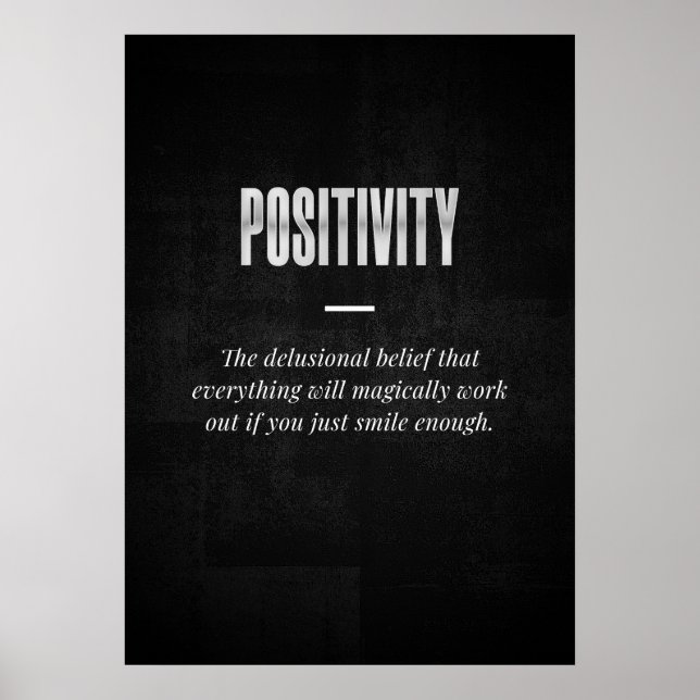 Positiv Poster (Vorne)