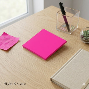 Positiv rosa Simple 3" Square Post-it Klebezettel
