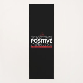 Positiv sein yogamatte